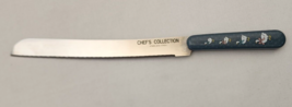 Vintage -CHEF&#39;S Collection - Country Goose Blue - Bread Knife - £8.92 GBP