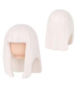 Minifigure White Straight Hair For Bulk Block - $94.39 MXN