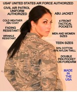 GENUINE US AIR FORCE ABU ALL SIZES UTILITY COAT JACKET TIGER STRIPE USAF... - $34.08 CAD