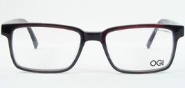 Ogi Heritage 9128 1942 Burgundy Gradient Grey Eyeglasses Frame 50-18-145mm - £77.67 GBP