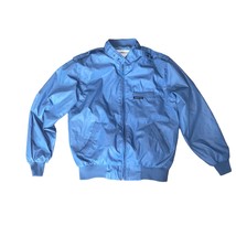Members Only Vintage Blue Zip Up Bomber Flight Jacket Size 18 - £29.58 GBP