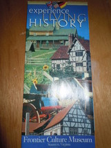 Frontier Culture Museum Staunton Virginia Brochure 1998 - £3.98 GBP