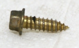 (2) - ¼” x 20 Flange Hex Head Screw Zinc  9480 - £2.22 GBP