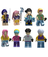 8Pcs KPop Demon Hunters Rumi Mira Zoey Minifigure Saja Boys Jinu Abby Mi... - $441.57 MXN
