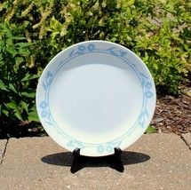 Single Corelle Dinner Plate 10 1/4&quot; Cornsilk Corn Silk White Blue Yellow... - £3.92 GBP