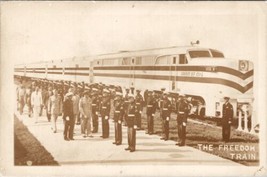 RPPC The Freedom Train Spirit of 1776 With US Marines Postcard Y15 - £6.33 GBP