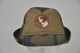 Vtg WINCHESTER Bird Hunting Hat Camoflauge Embroidered Dog Camo Size Medium - $24.74