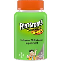 Flintstones Sour Gummies Kids Vitamins, Multivitamin for Kids, 70 Ct.. - £18.18 GBP