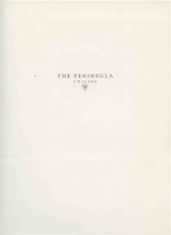 The Peninsula Chicago Folder with Avenues Restaurant Menus &amp; Schedule - £29.58 GBP