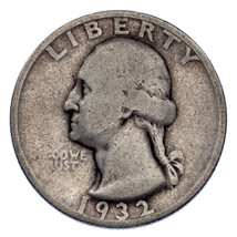 1932-S 25C Washington Quarts Fin État, Tout Lettres Transparent De Jantes - $121.15