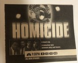 Homicide Life On The Streets Tv Guide Print Ad Yaphet Kotto Richard Belz... - £4.72 GBP
