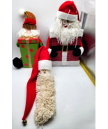Santa Shaped Christmas Boxes (2 pcs) and Santa Doll (set of 4) - $21.95