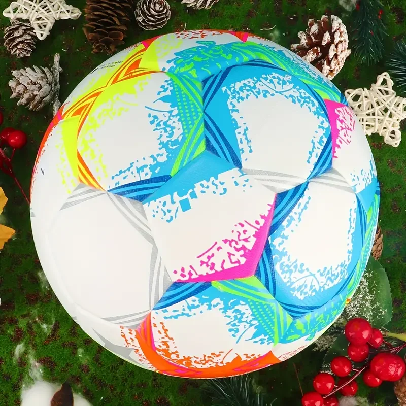 1pc Durable Hand-Applied PU Leather Soccer Ball for Youth and Teens - Official G - £151.94 GBP