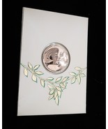 Vtg 1976 Franklin Mint Annual Christmas Card &amp; Peace Sterling Silver Coi... - $29.99