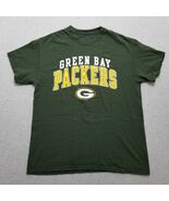 Green Bay Packers Shirt Mens Medium Green Short Sleeve Crew Neck Fanatics - $24.78 CAD