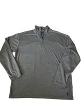 Polo Ralph Lauren Men’s Pullover Sweater 1/4 Quarter Zip Gray Large - £36.90 GBP