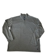 Polo Ralph Lauren Men’s Pullover Sweater 1/4 Quarter Zip Gray Large - £36.96 GBP