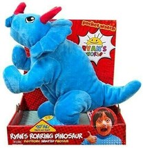 Official Ryan&#39;s World Roaring Dinosaur - Blue Triceratops Toy - £112.22 GBP