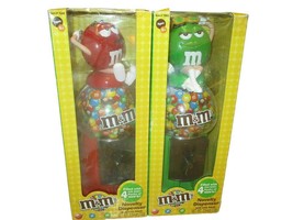 M&amp;Ms Candy Novelty Candy Green/Red Dispensers Sunglasses Boots M&amp;Ms 2008 2 Pack - £62.15 GBP