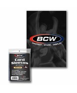 50 packs of 100 (5000) BCW 2 3/4&quot; x 3 13/16&quot; Thick Card Sleeves - $948.07 MXN