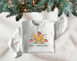 Happy Thanksgiving Sweater, Thankful Sweater, Gift Sweater, Gift Thanksg... - $24.45