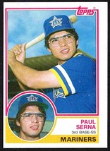 Seattle Mariners Paul Serna 1983 Topps Baseball Card #492 nr mt - £0.39 GBP