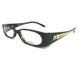 Miu Eyeglasses Frames VMU15D 8AK-1O1 Brown Tortoise Silver Streak 51-16-135 - £110.86 GBP