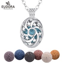 NEW 14mm Aromatherapy Perfume Essential Oils Diffuser Necklace star Lock... - £21.03 GBP