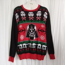 VTG Star Wars Lucas Films Christmas Sweater RARE Darth Vader Stormtroopers 2XL - £90.07 GBP