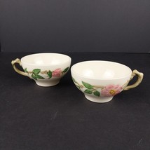Vintage Franciscan Ware Desert Rose Tea Cup Hand-Painted Made in USA - Lot of 2 - £7.92 GBP