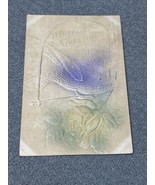 Antique Birthday Greetings Postcard Card Posted KG JD - $5.43 CAD