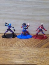 Marvel Metalfigs Captain Marvel Ms. Marvel &amp; Nebula 1.65&quot; Metal Diecast Jada Toy - £8.39 GBP