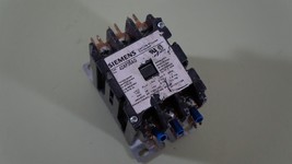 Siemens 42AF35AG Contactor , 35 Amp , 3 Pole + 75D70545G Coil 190-220V/2... - $17.79