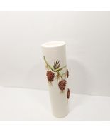 Vintage Ceramic Pinecone Vase 13” Tall Textured 3D Relief Design Woodlan... - €31,25 EUR