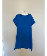 Lululemon All Yours Tee Dress Womens 2 Blue Cotton Lightweight Swing NO TAG - $25.39