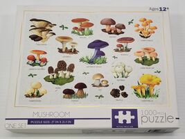 *MA) 1000 Piece Mushroom Jigsaw Puzzle 27" x 21.5" - $7.91
