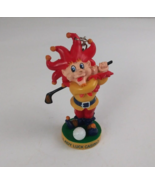 Lady Luck Casino Las Vegas Nevada Jester Playing Golf 3&quot; Figural Key Ring - $9.89