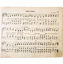 1881 Good Night Victorian Sheet Music Ohio State Grange Agriculture 1st ... - $19.99