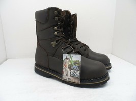 McRae Men&#39;s 8&quot; Soft Toe Leather Work Boots MR88144 Brown Size 9M - £56.13 GBP