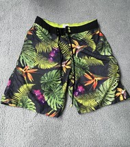 Speedo Men’s Swim Trunks Aloha Hawaiian Floral Pattern Medium Tropical - $13.30