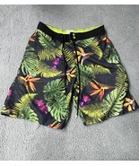 Speedo Men’s Swim Trunks Aloha Hawaiian Floral Pattern Medium Tropical - $248.97 MXN