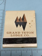 Front Strk Matchbook Grand Teton Lodge Co Jackson &amp; Jenny Lake Lodges gmg foxing - £9.79 GBP