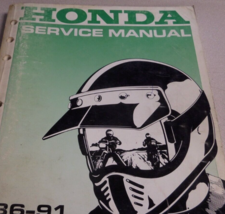 1986 1987 1988 Honda Model CR250R  Shop Service Repair Manual OEM 61KS702 - £79.92 GBP