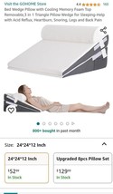 GoHome Bed Wedge Pillow, 632aae - $37.22