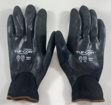 Cordova Tuf Cor Touch 13 gauge Black Polyester Nitrile Coating Gloves 69... - £10.89 GBP