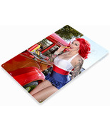 Hot Rod Red Head Pinup Girl Sexy Car Garage Shop Man Wall Décor Large Me... - £15.91 GBP