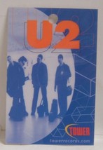 U2 / BONO / EDGE - TOWER RECORDS PROMOTIONAL LAMINATE BACKSTAGE PASS - £7.52 GBP