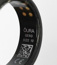 Oura Ring Gen3 Horizon Size 10 - Black JZ90-51382-10 image 3