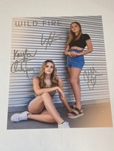 Wild Fire Music Band Duo Signed Photo 8x10 Kelli Luzwig Kayla Luzwig - $19.99