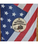 Vintage 1967 NHRA Annual National Drag Racing Porcelain Gas &amp; Oil Pump Sign - £98.32 GBP